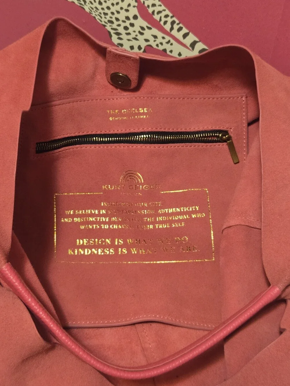EUC Kurt Geiger Large Chelsea Suede Slouch Hobo Bag